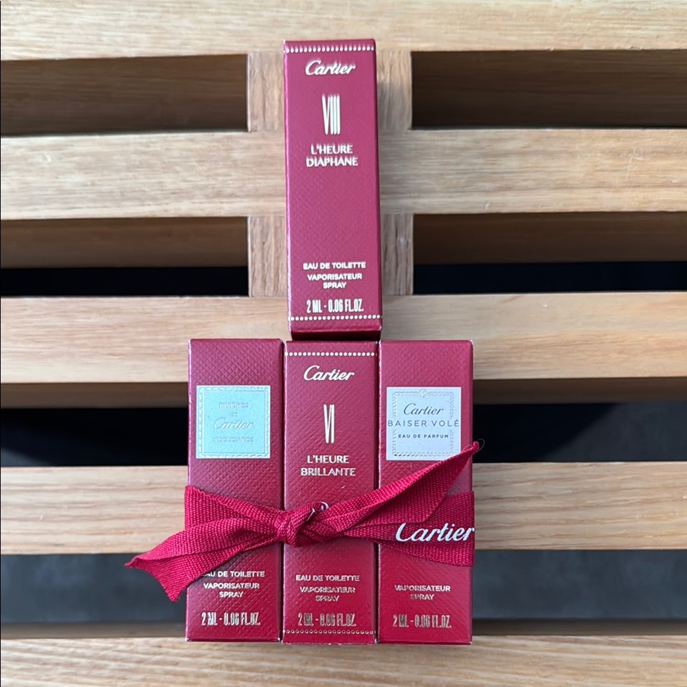 Cartier Eau de Toilette Set - Red